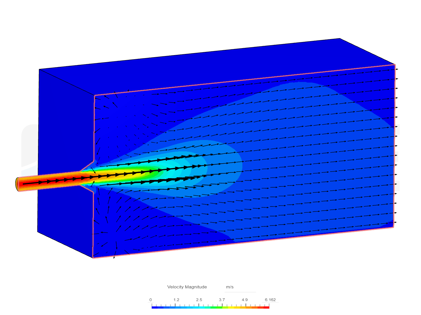 Expanding Cone Flow by abeebe | SimScale