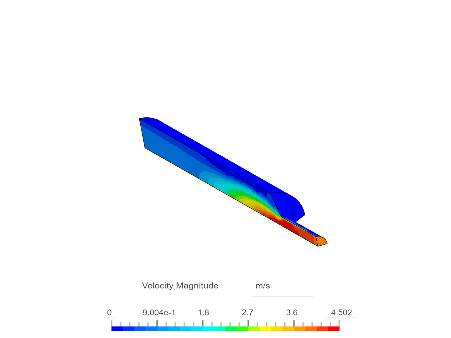 CFD Internal Flow Case Study - Angle (45 deg) image