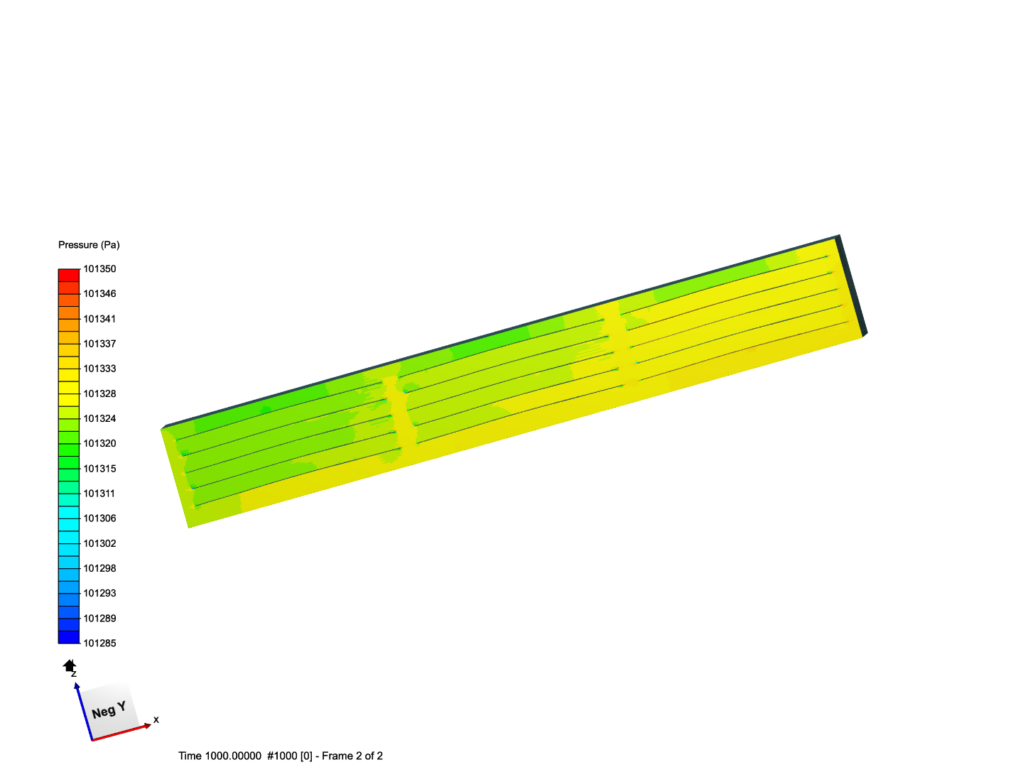Evaporation simulation with bowed plates image