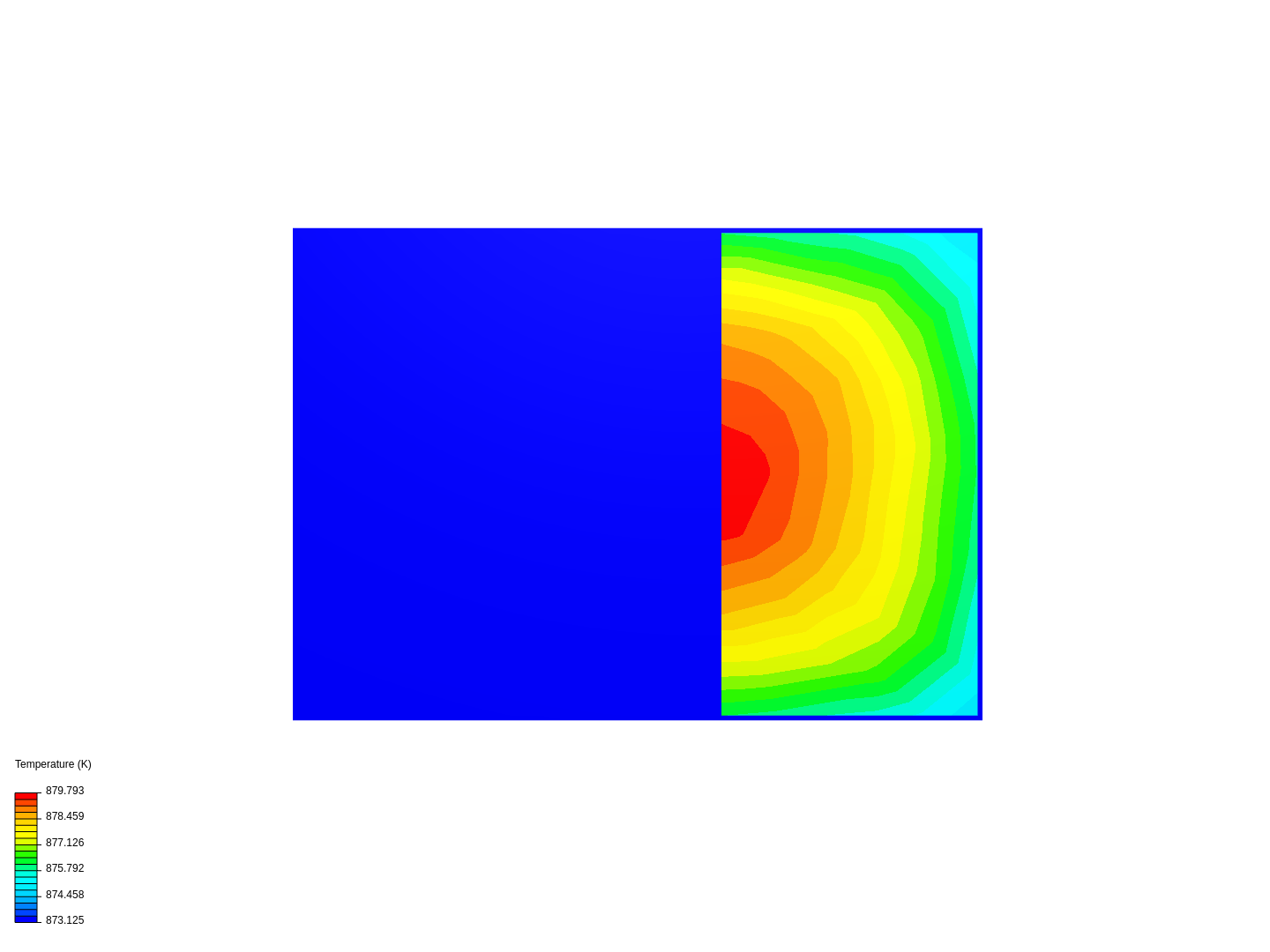 Simplified thermal analysis with grille image