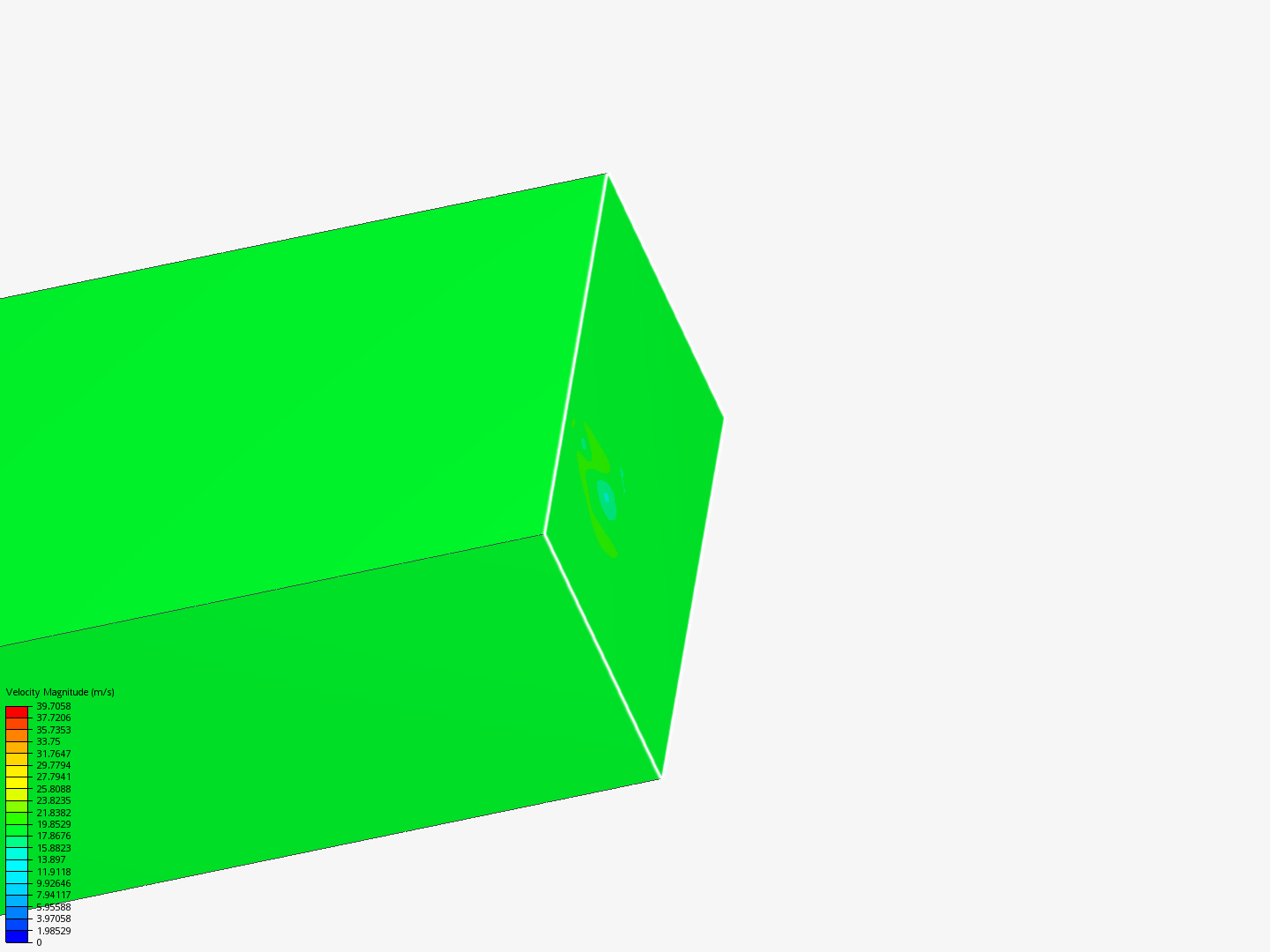 Rear Wing Cont By Acurt SimScale