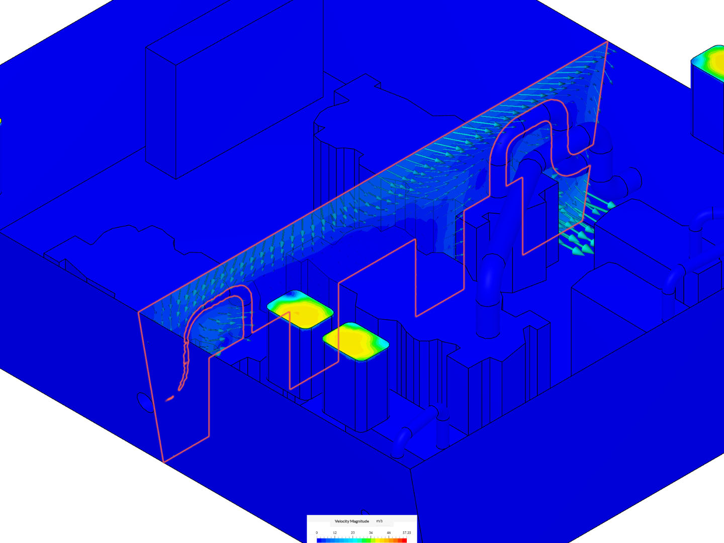 Ship Engine Room Forced Ventilation - Copy by adrianxsanchen | SimScale