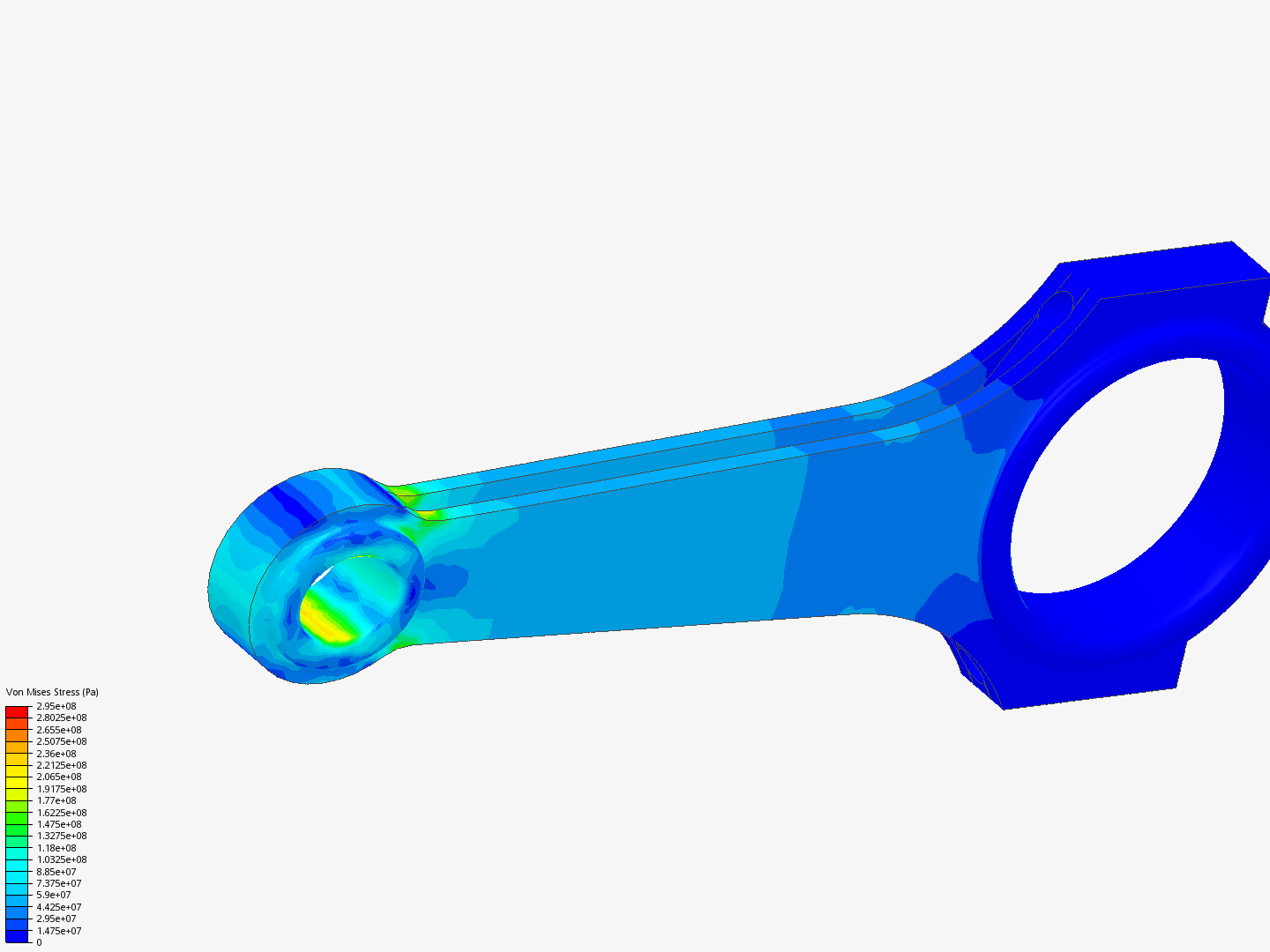 connecting rod stress anaylsis image
