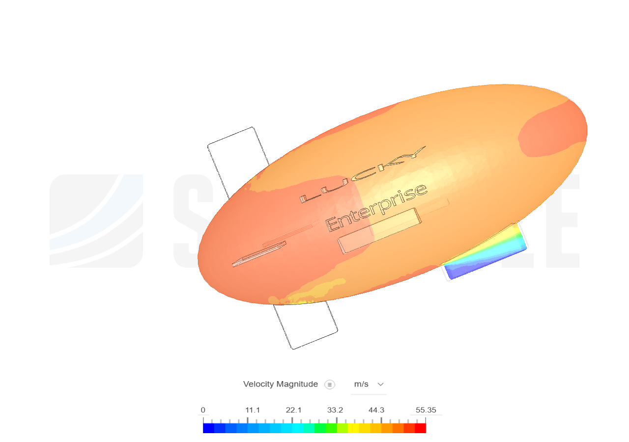 Airship CFD by aerolucky_offi | SimScale...