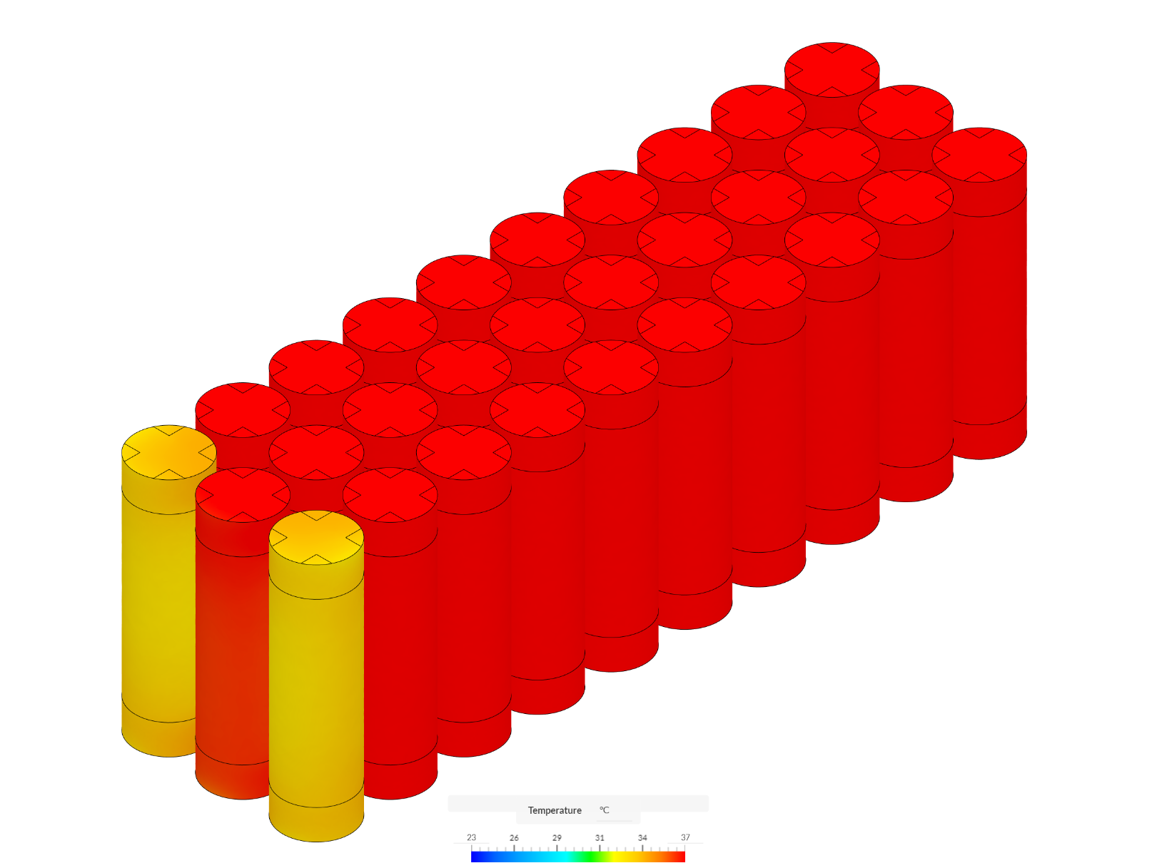 Li-ion Battery Pack - Conjugate Heat Transfer Analysis image