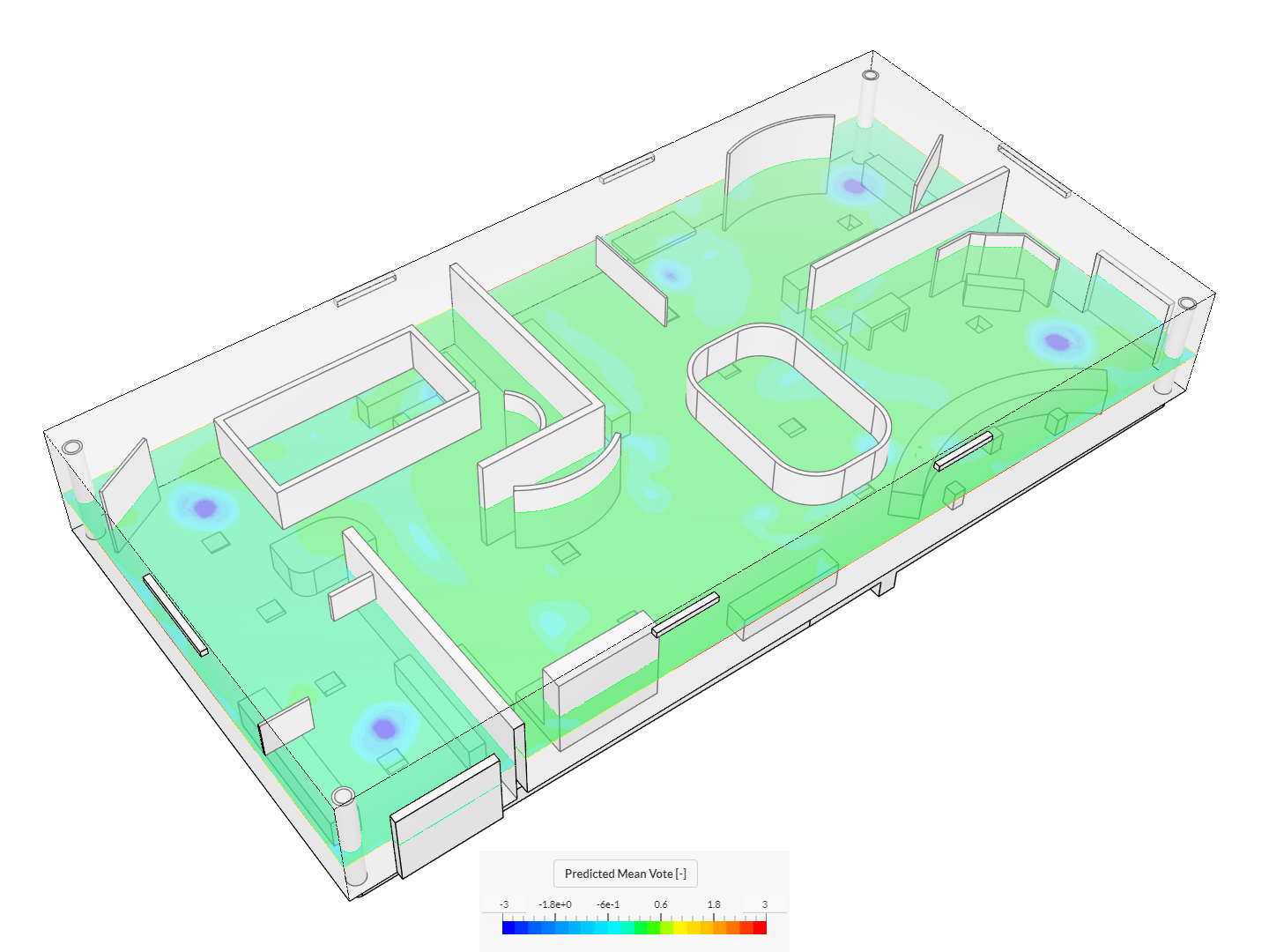 Cité du Design - Thermal Comfort HVAC Analysis image