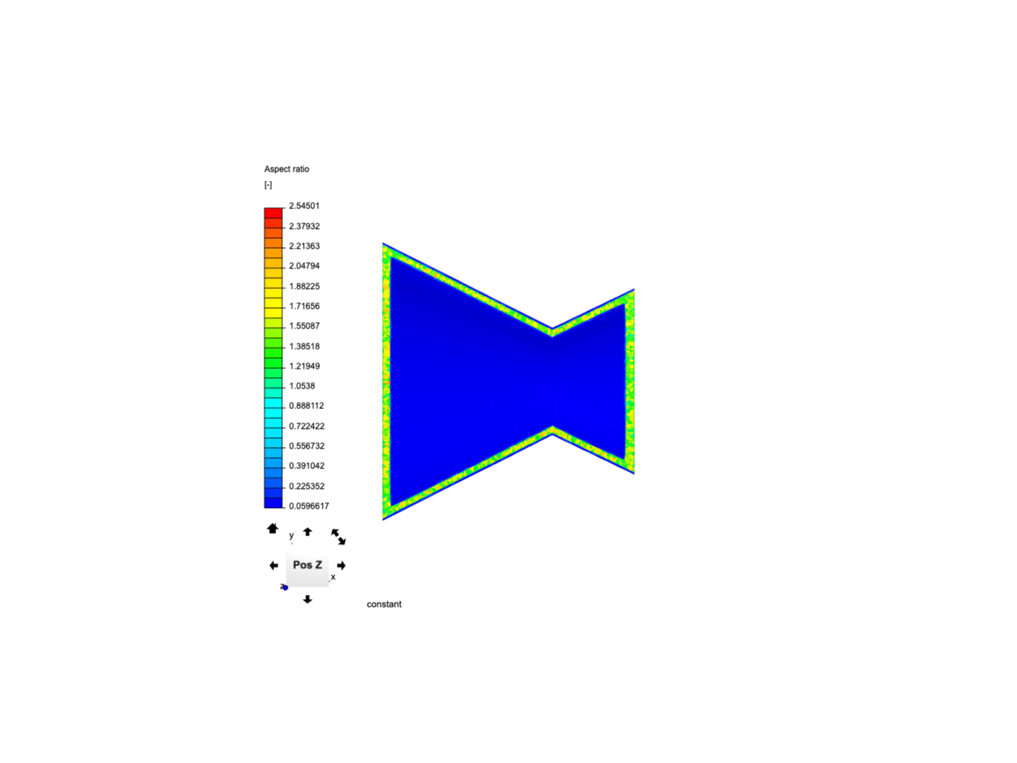 Nozzle flow analysis image