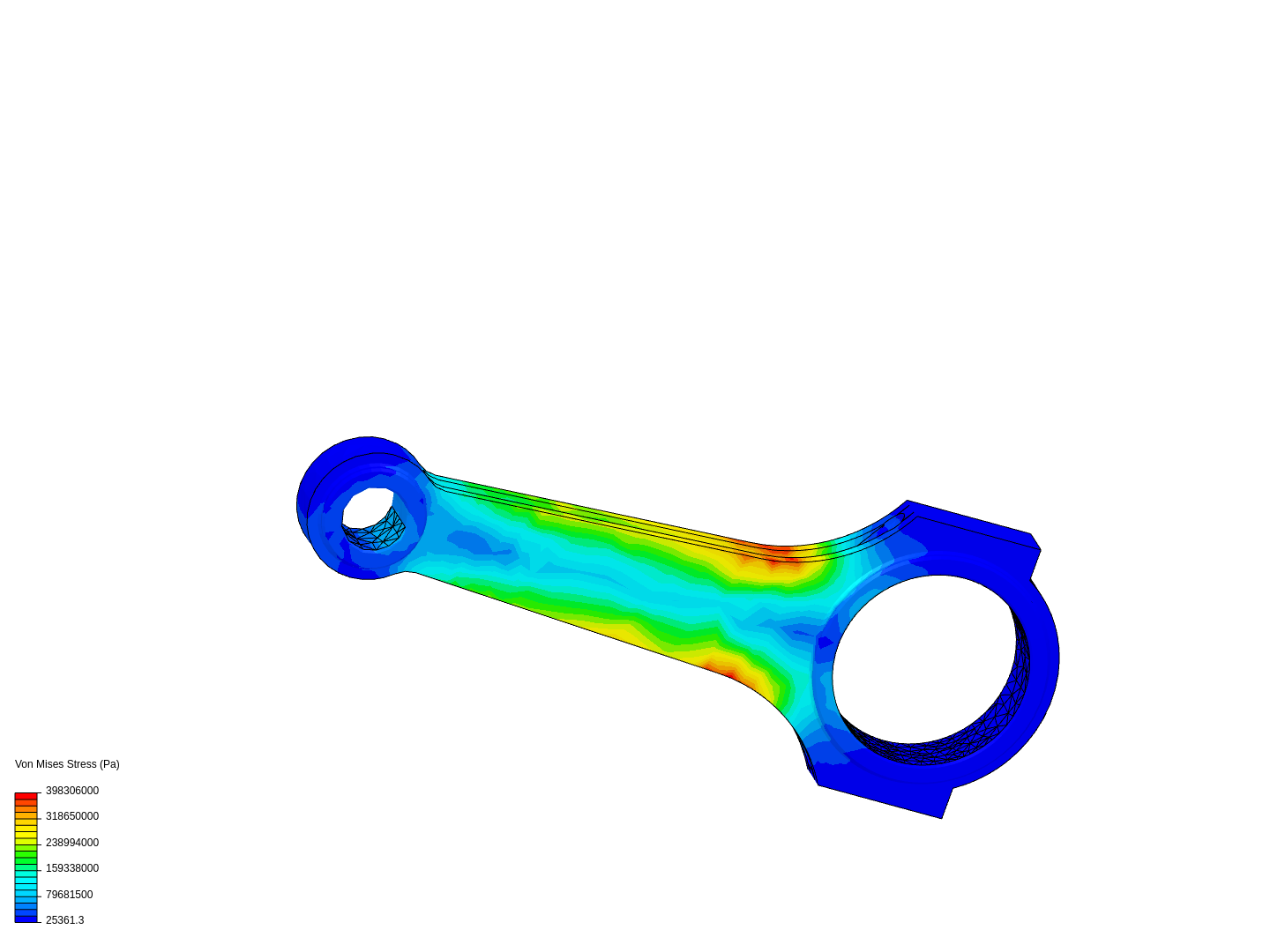 Tutorial 1: Connecting rod stress analysis image