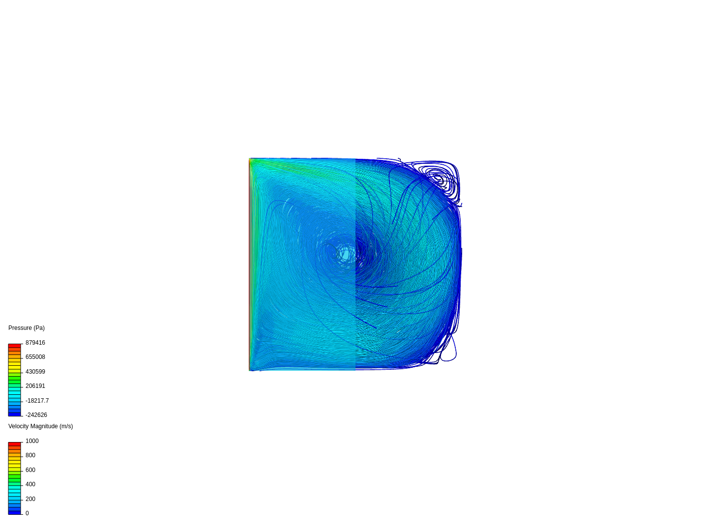 CFD Flow Rect by alebeau | SimScale