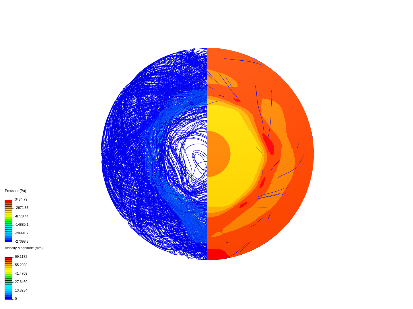 Simulation avec espace inférieur disque fixe by alegoupil | SimScale