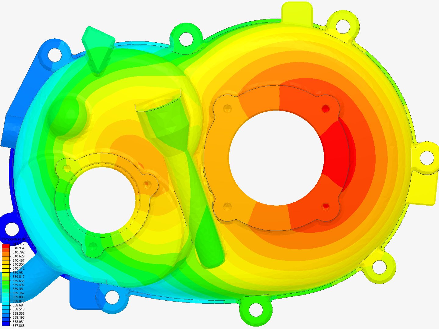 Tutorial: Thermal Analysis of a Differential Casing New image