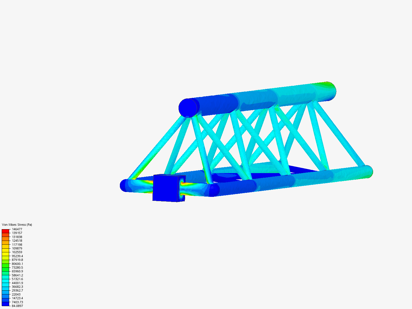 Tutorial - Linear static analysis of a crane by alexsdance | SimScale