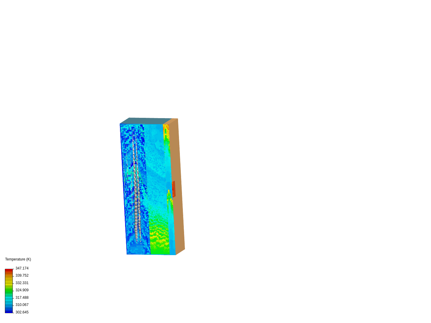 Heatsink with Fluid - AGD Simulation image