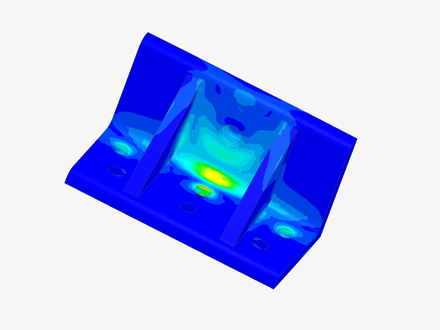 3 bolt at 45 deg by amcengineersllc | SimScale