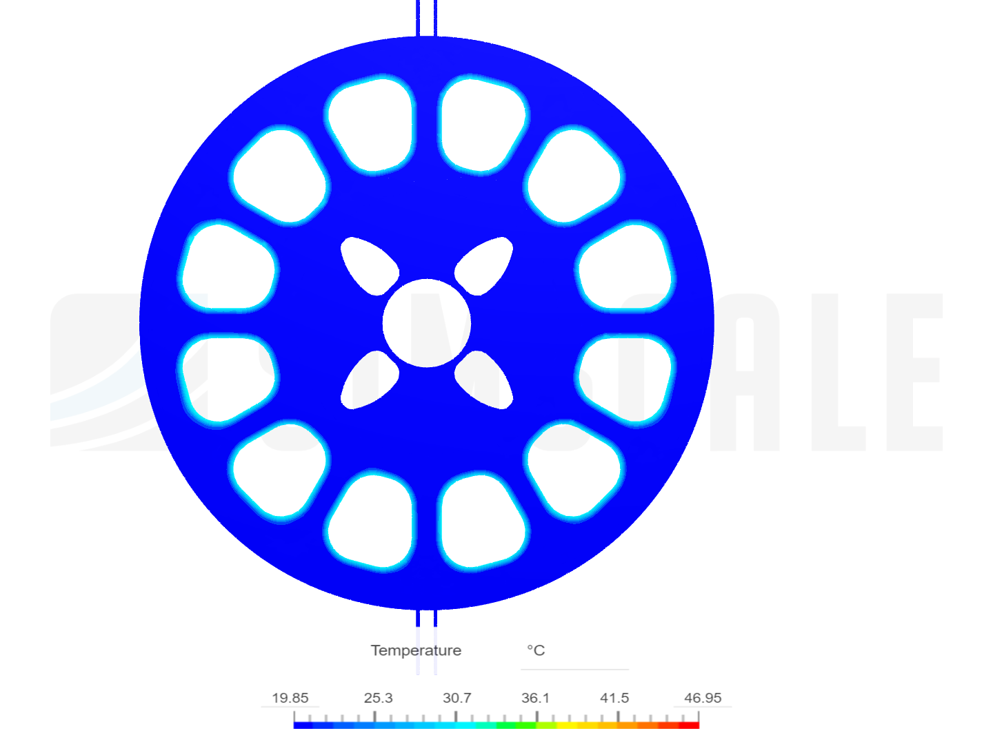 thermal analysis axial motor image