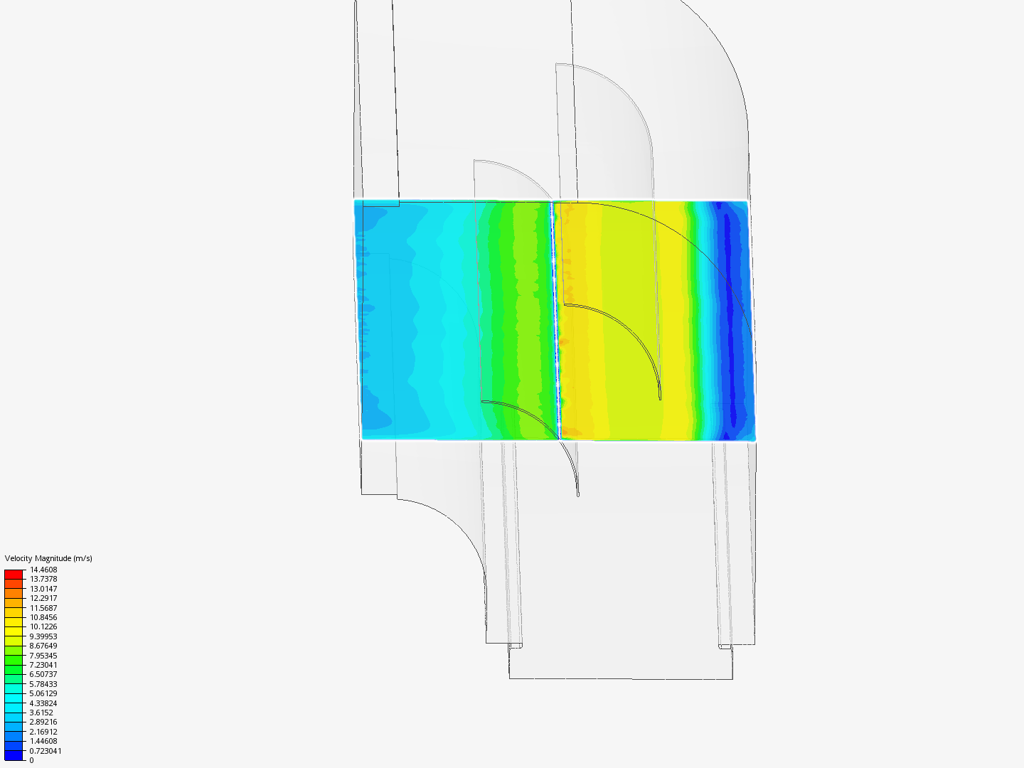 pressure drop in channel by anameni | SimScale...