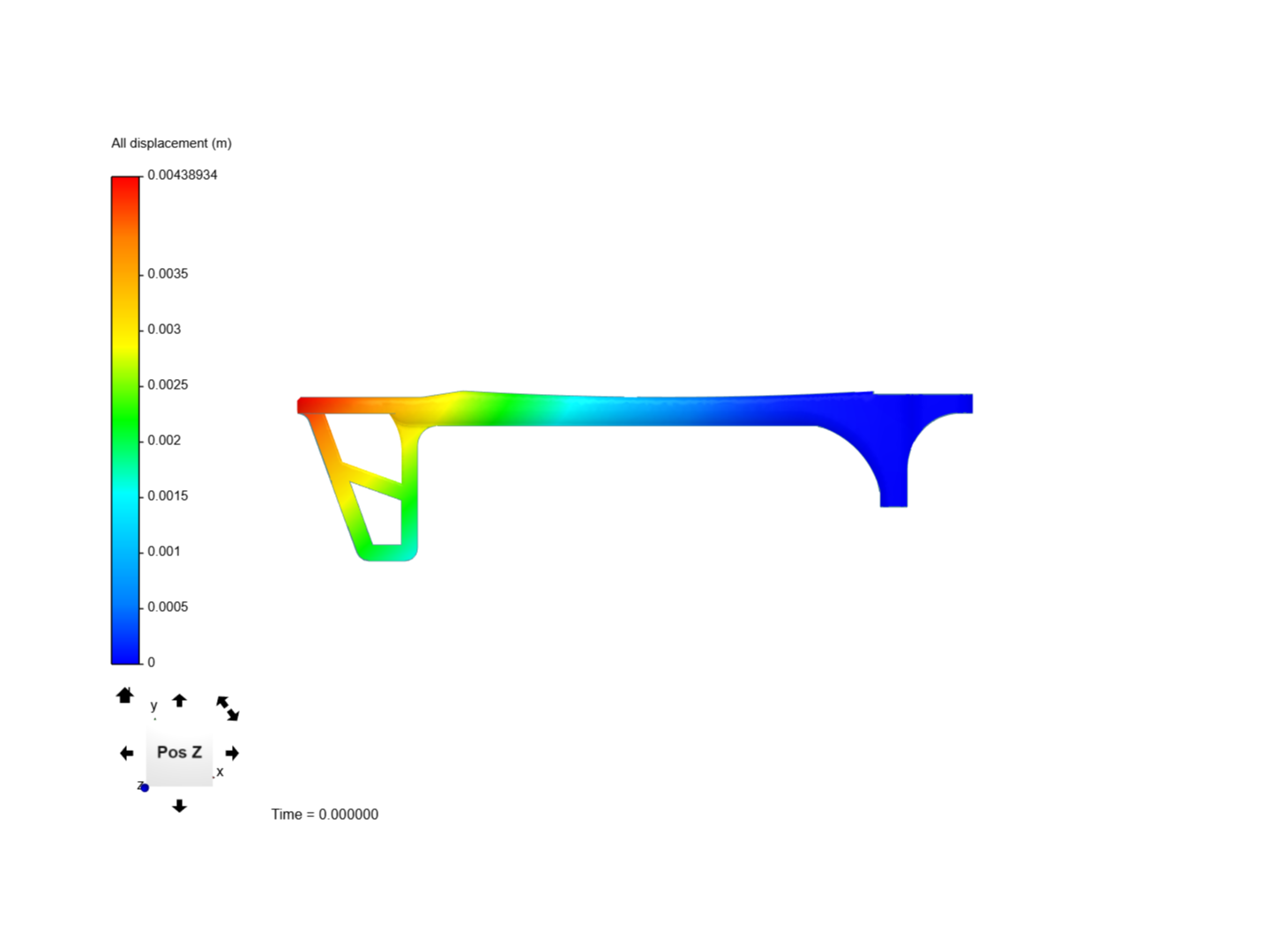 structural_simulation_of_drone_arm_and_plates image