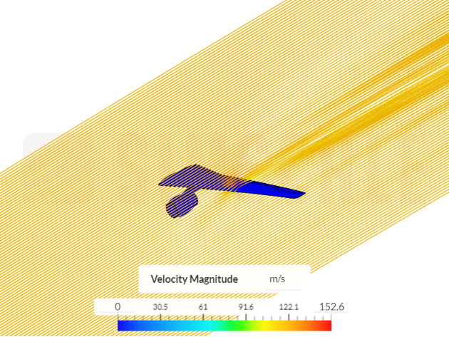 Compressible Flow Around a Wing image