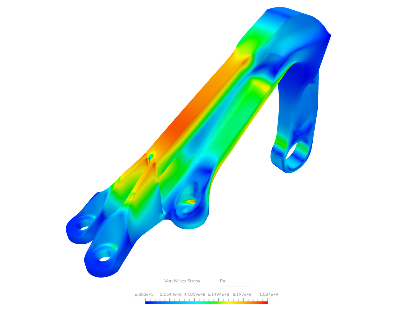 FEM Linear, Nonlinear Analysis and Post-Processing Training: Bearing Bracket Analysis image