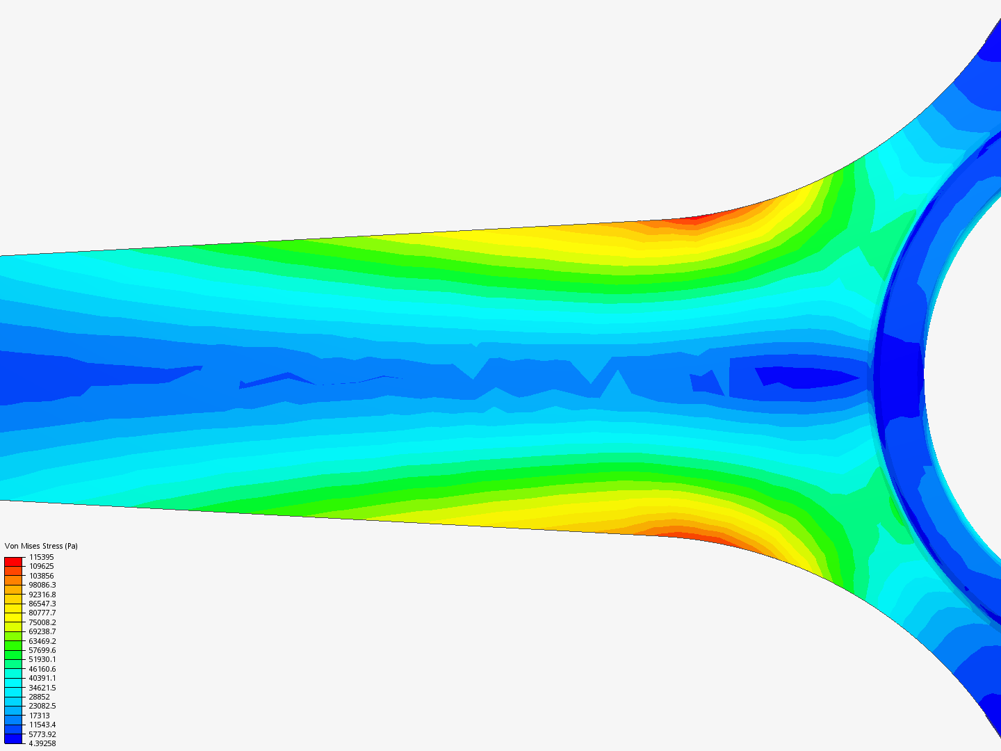 Tutorial 1: Connecting rod stress analysis by aprosper | SimScale