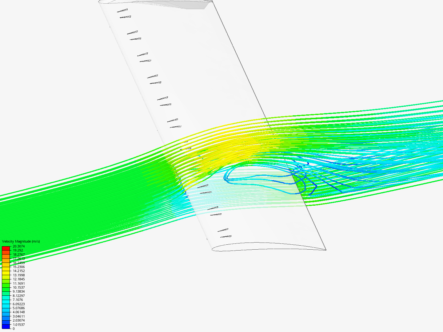 A18 airfoil wing CFD analysis by aradhya_goyal1 | SimScale