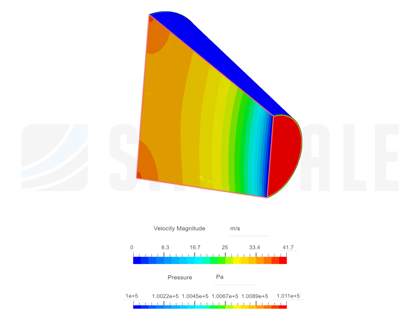 simple simulation: nozzle (air) image
