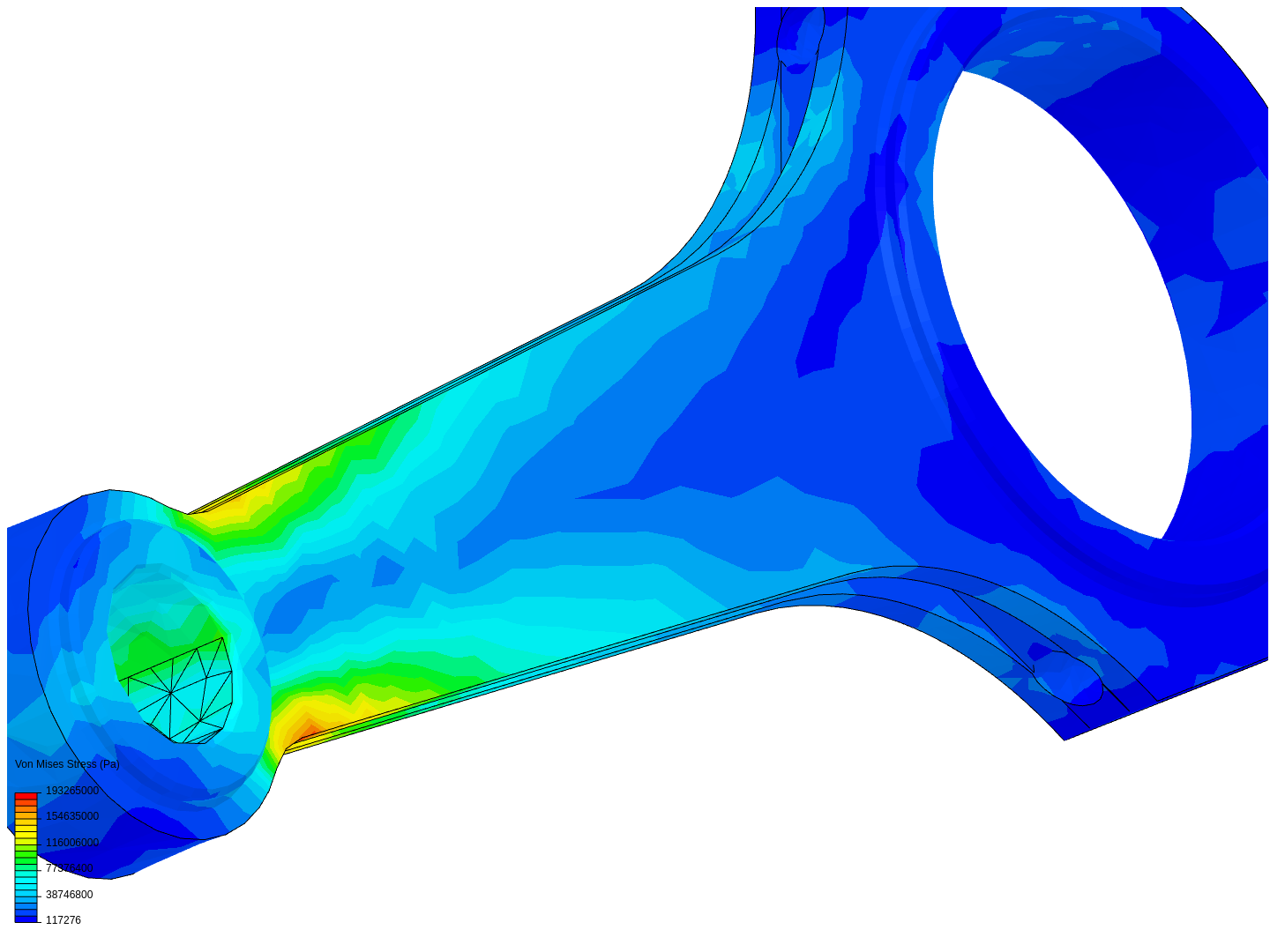 Tutorial 1: Connecting rod stress analysis by asuman | Si...
