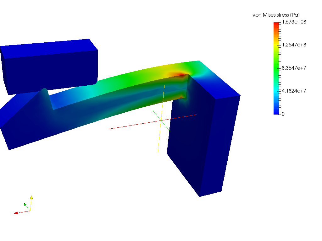 Cantilever Snap Fit Design Structural Analysis by atanas_kuzev SimScale