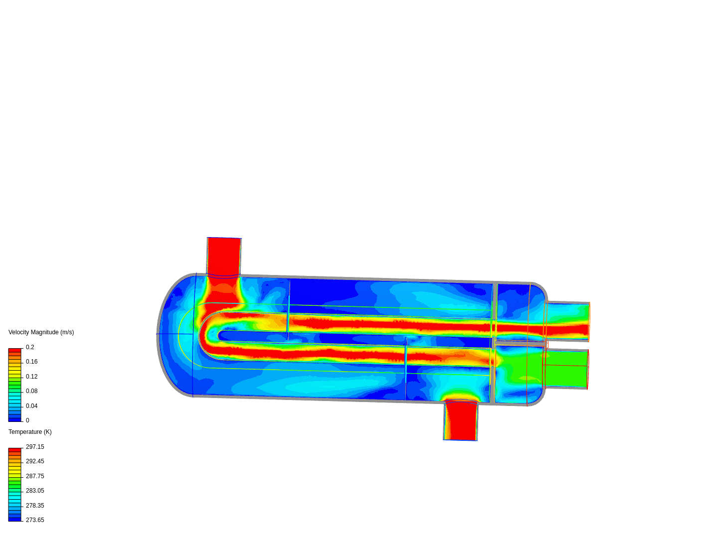 Heat exchanger for student by augustojff | SimScale