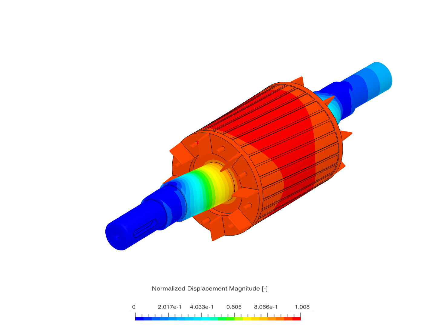 Electric Motor Structural and Thermal Analysis image