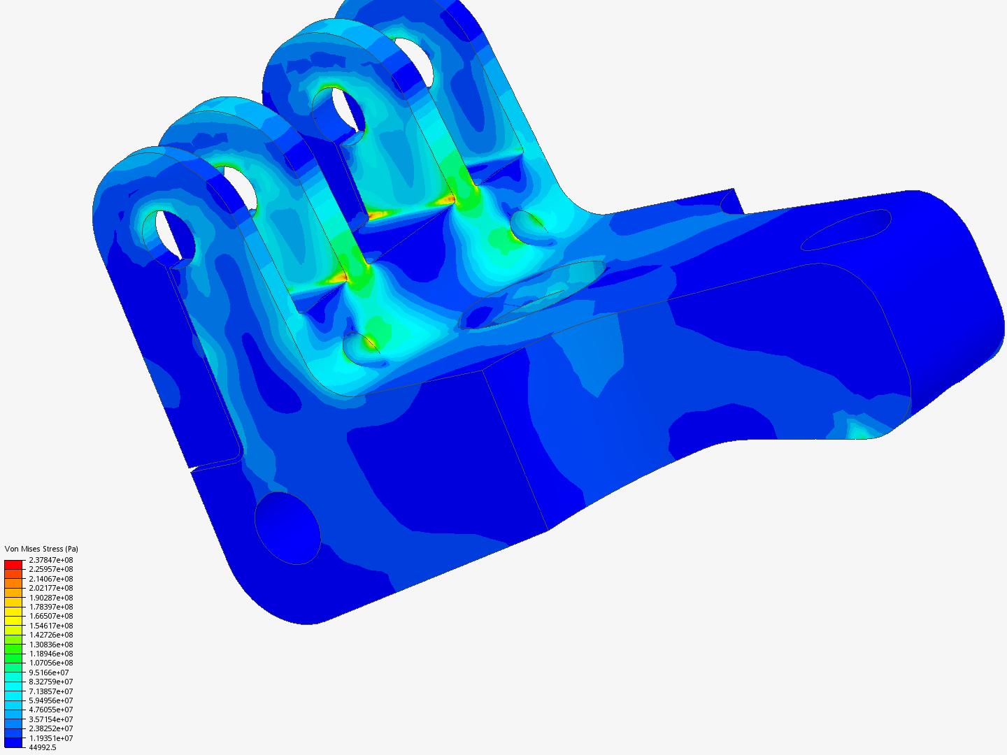 lever stiffness by averburg SimScale
