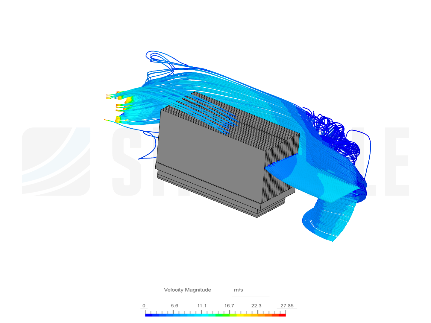 Heat sink IBM by bbaraskar SimScale