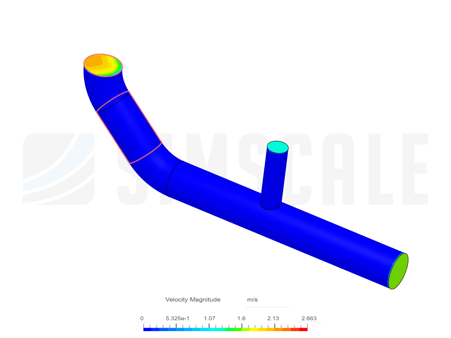 Tutorial 2: Pipe junction flow by bhofmann | SimScale