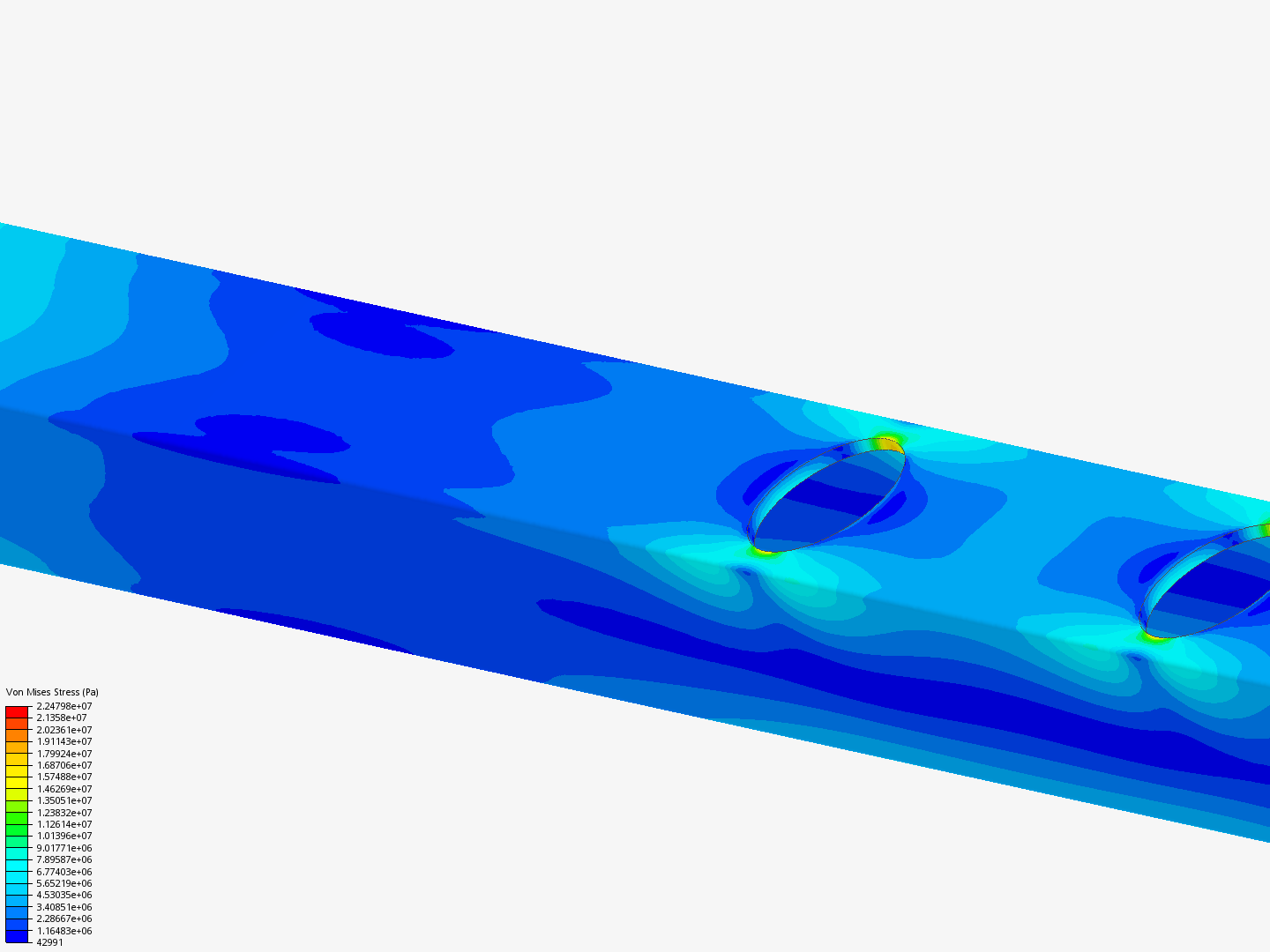 Beam access hole comparison image