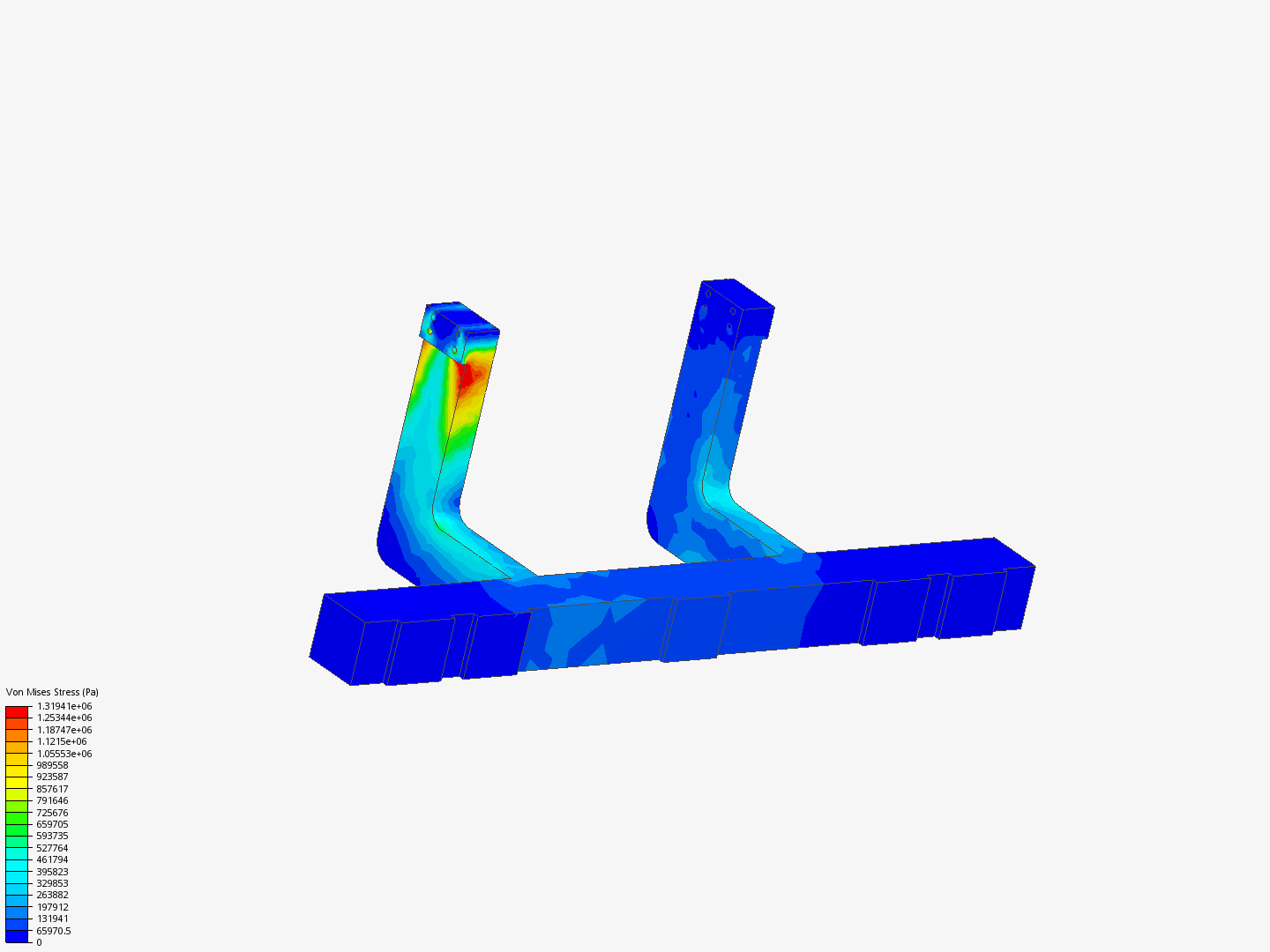 FEA of Underrun Protective device image