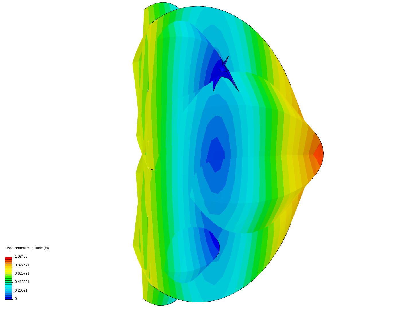 nodal analysis of a cantilever beam image