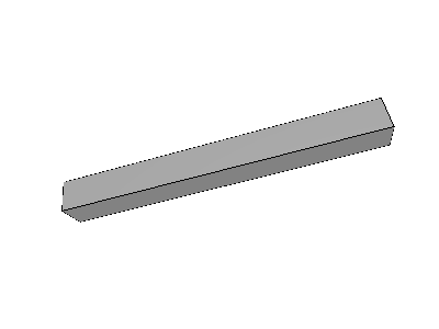 Straight Beam with Rayleigh Damping - Code_Aster image