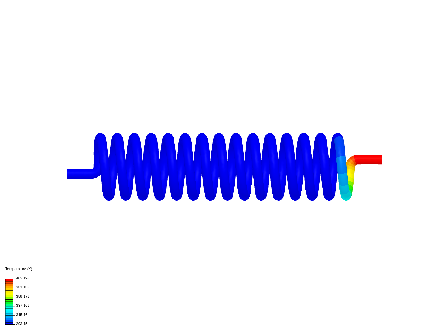 Simulation of Air Cooling coil image