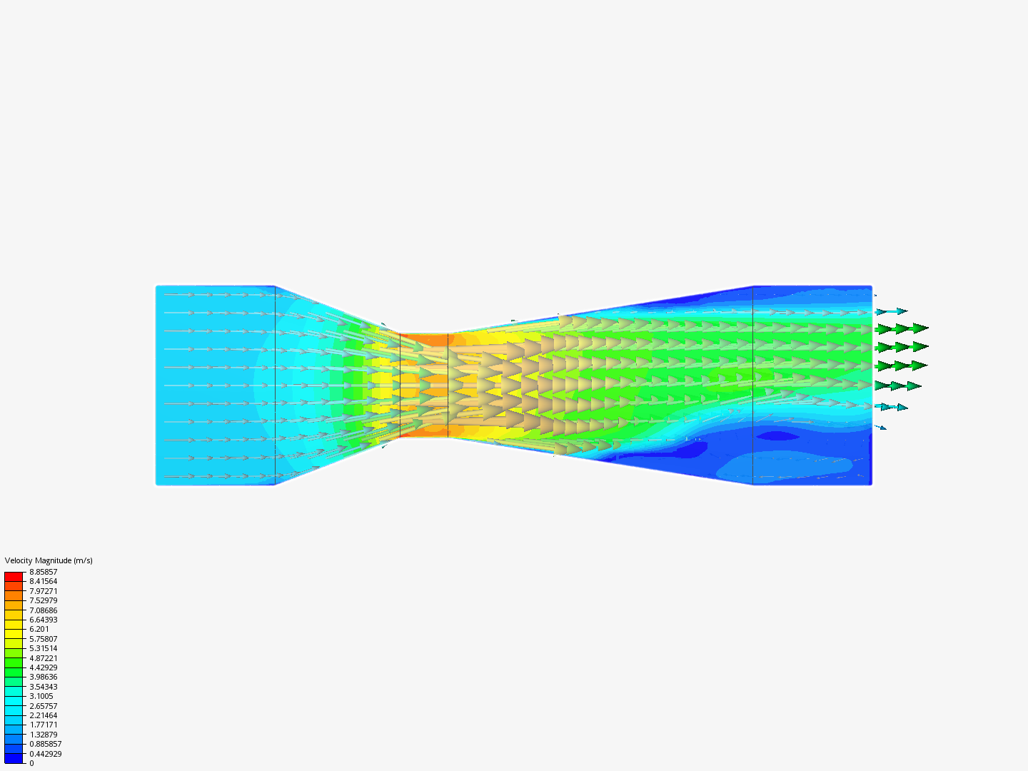 Venturi Meter (MatE 107) - Copy by c225231 | SimScale...