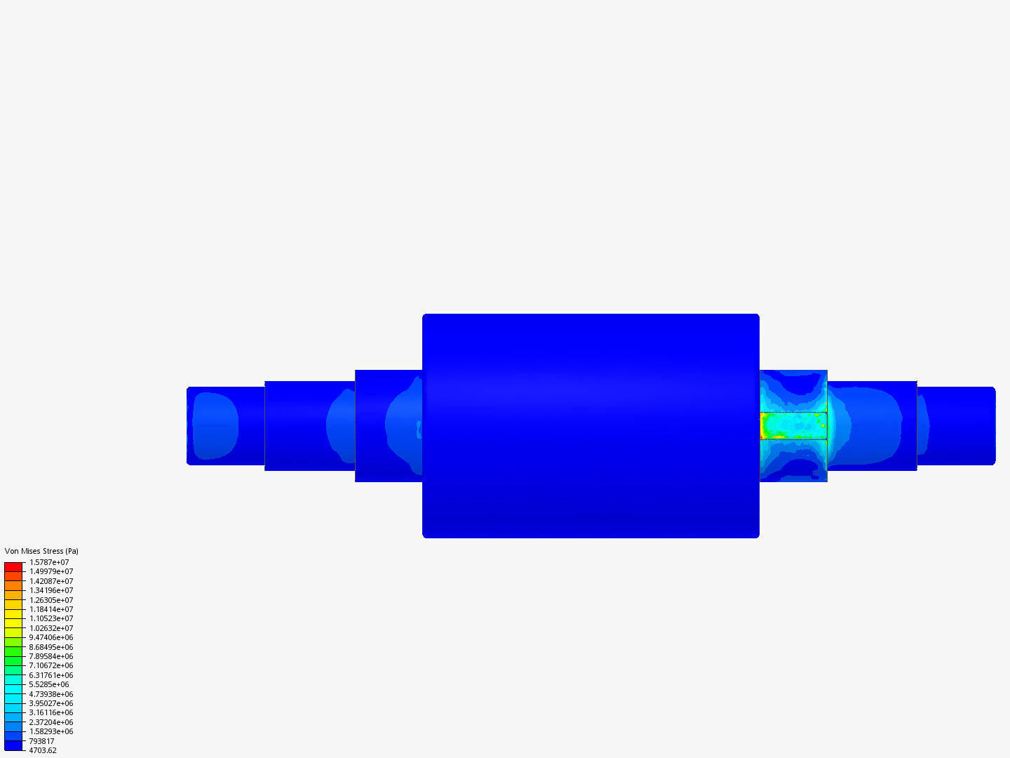 Shaft 1 - FEA model 2 image