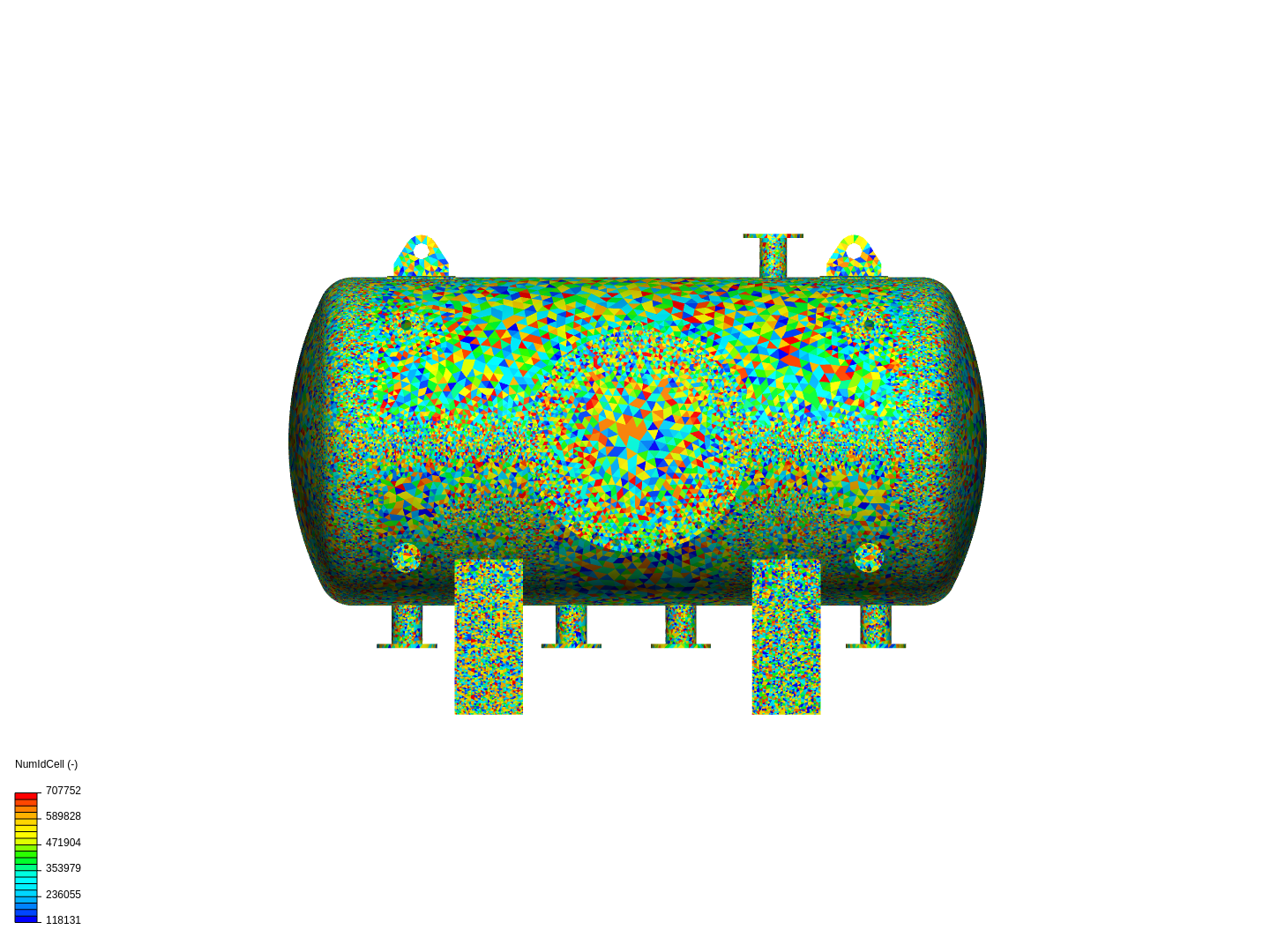 Pressure vessel- Structural simulation image
