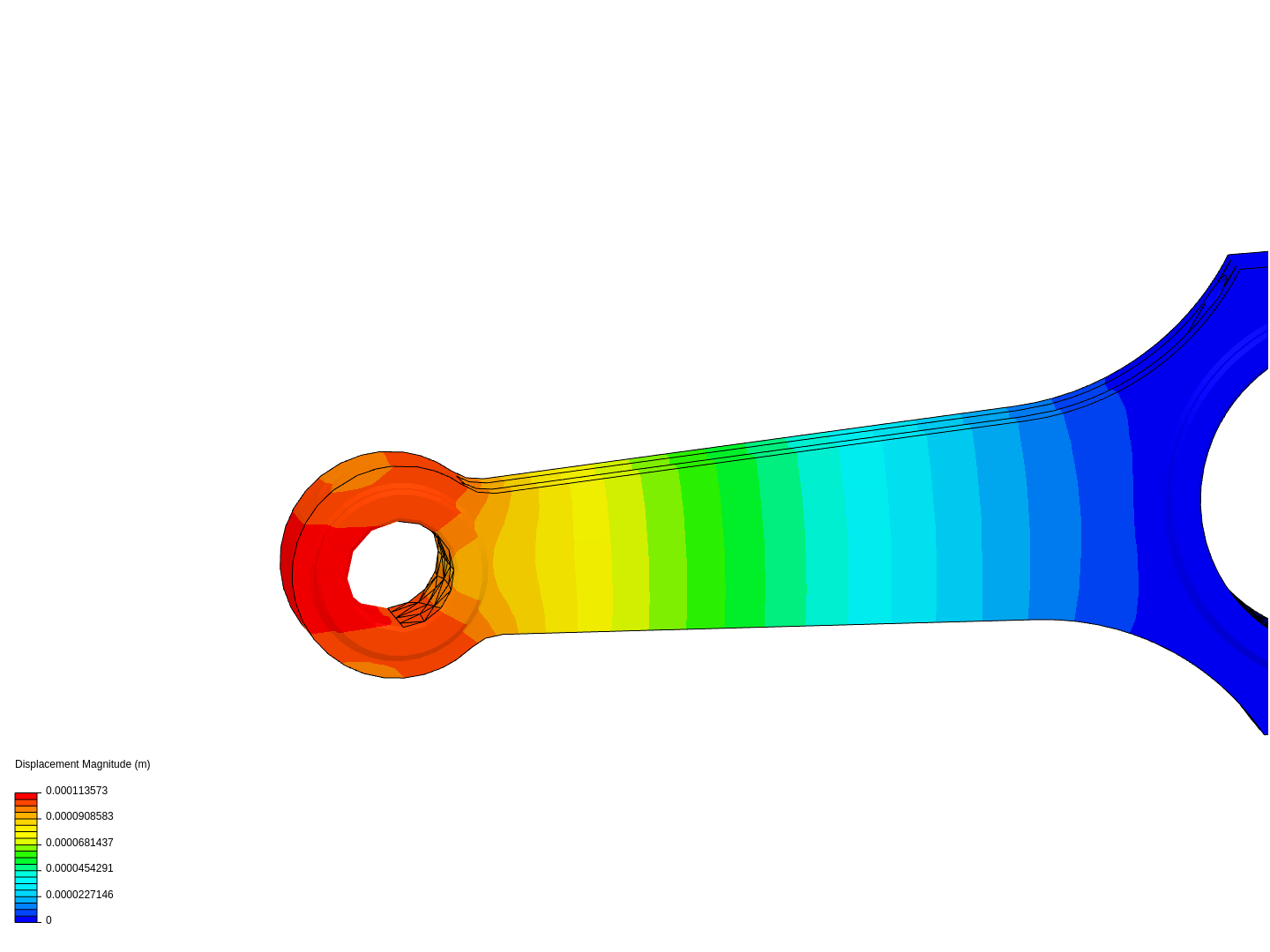 Tutorial 1 Connecting rod stress analysis by cgergs SimScale