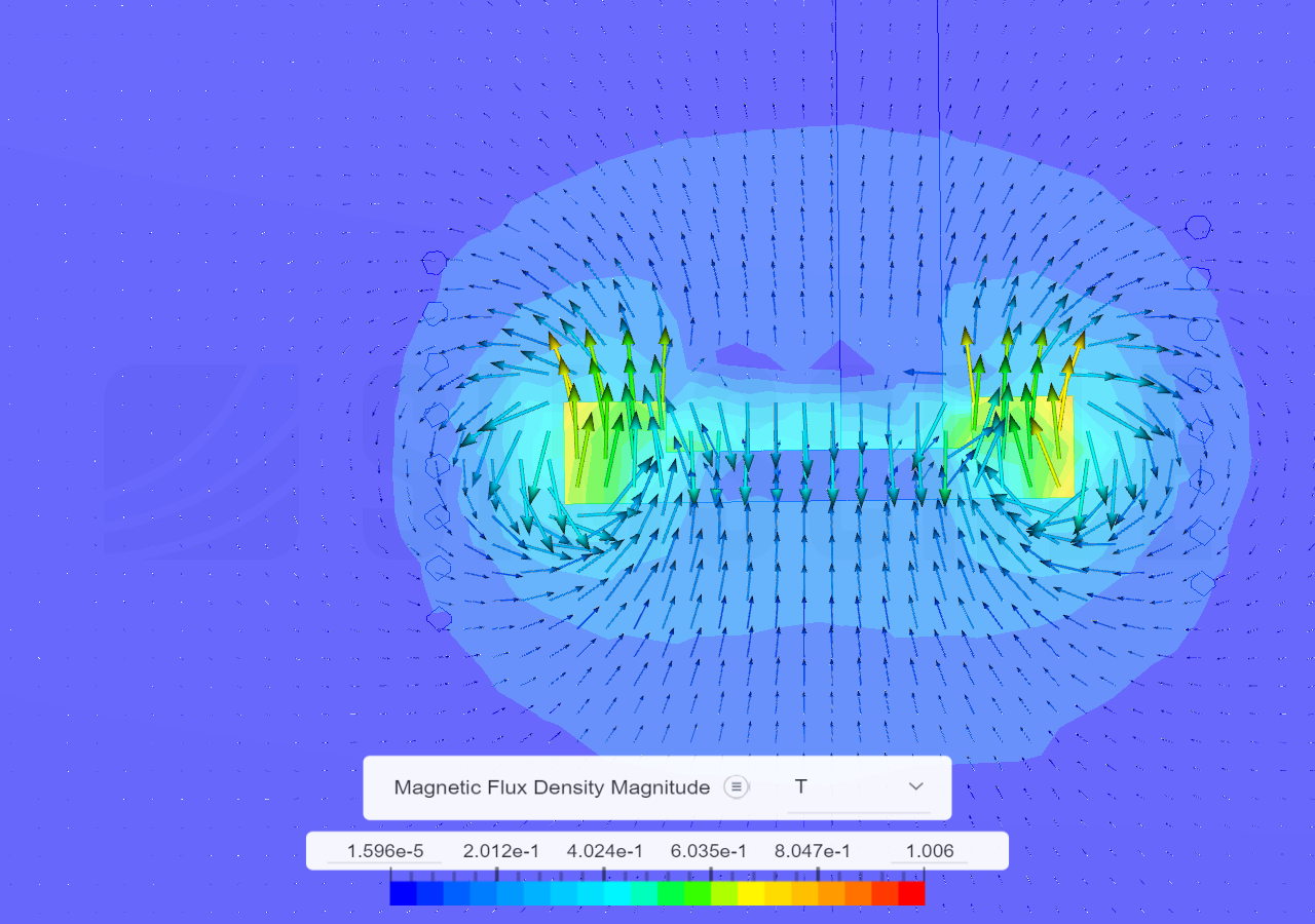 electro magnetic induction by chathuni111 | SimScale...