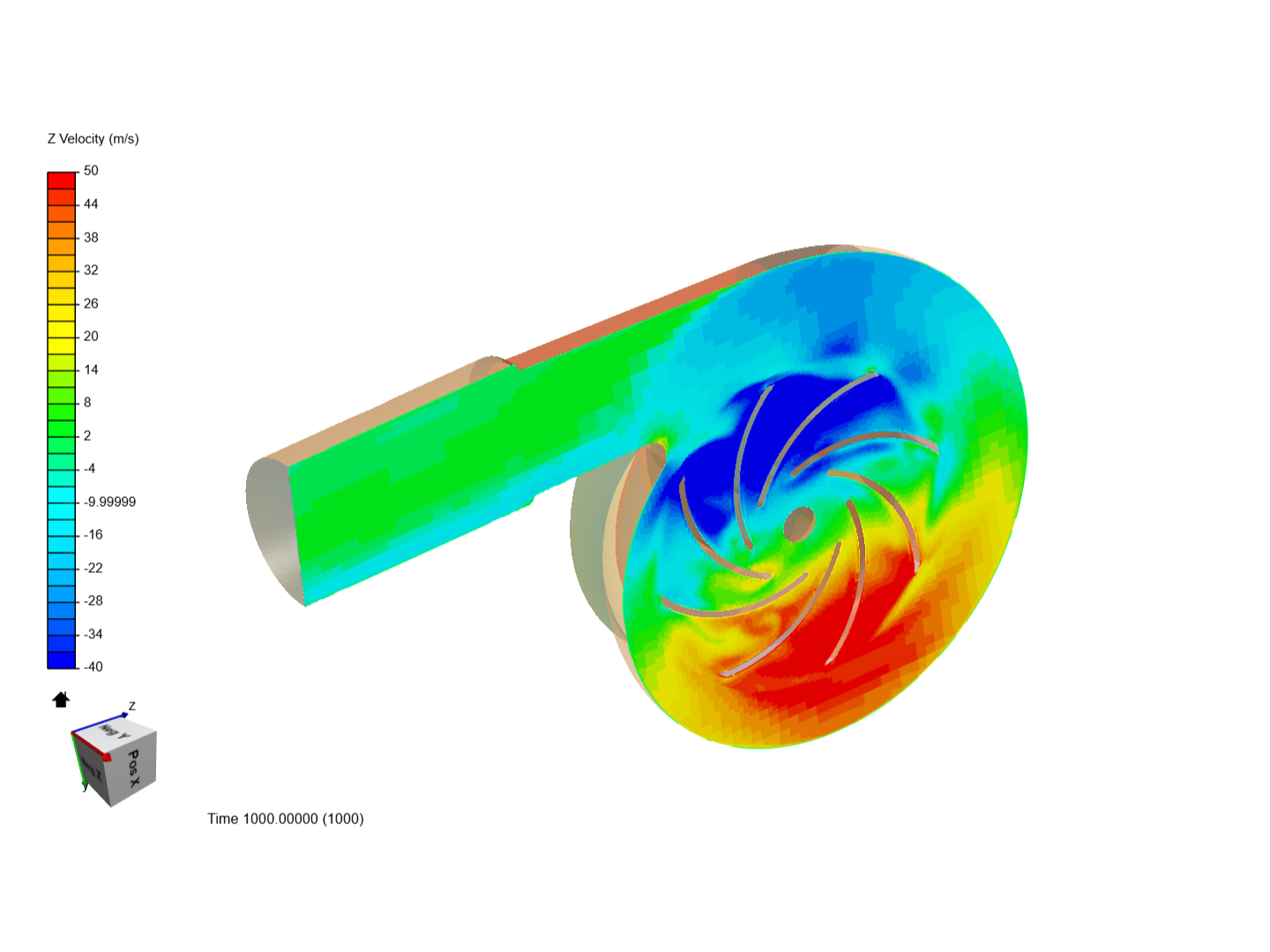 Tutorial - flow simulation through a centrifugal pump image