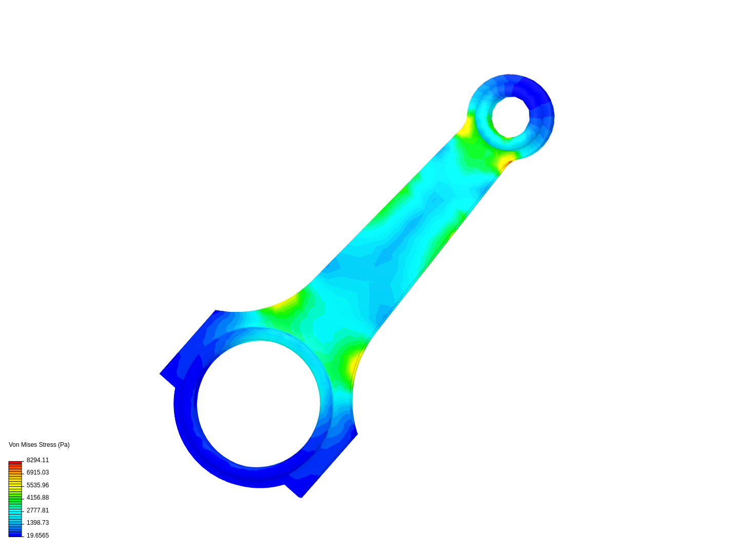 Tutorial 1: Connecting rod stress analysis by chitchings | SimScale