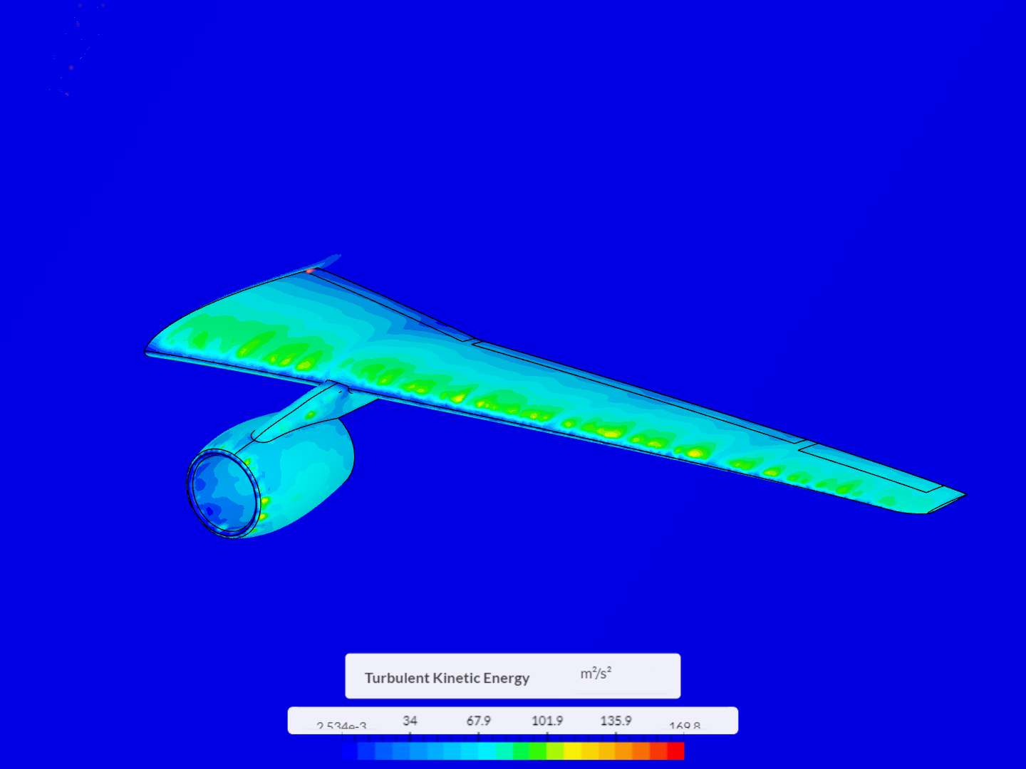 Compressible Flow Around a Wing - Copy image