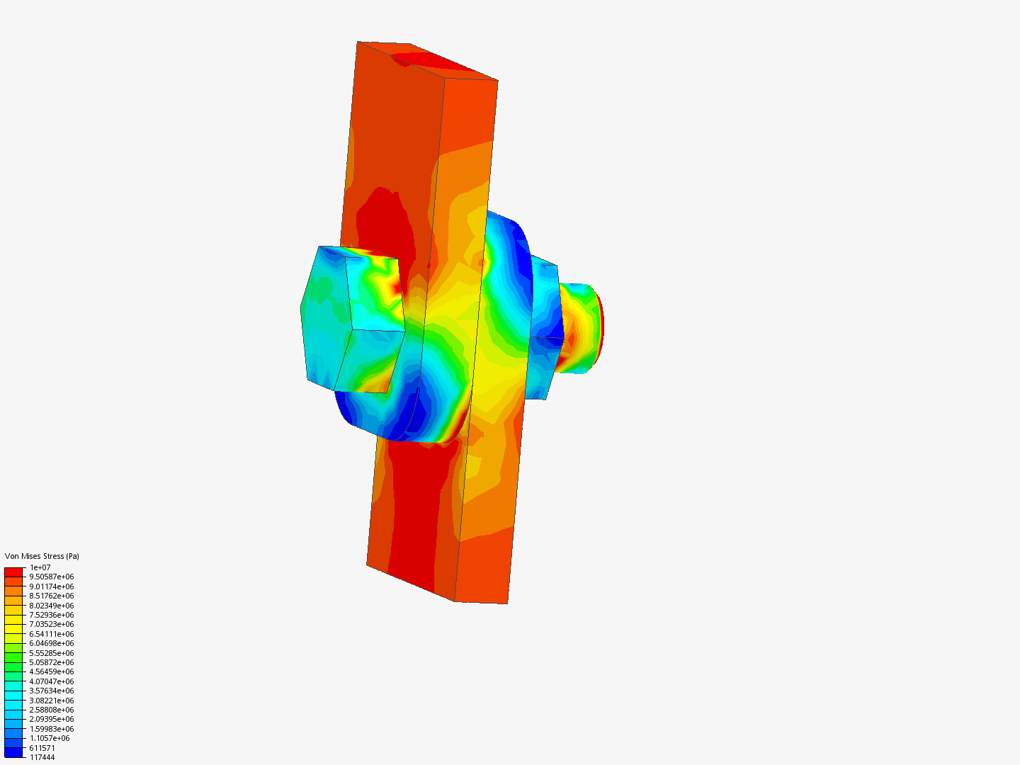 Joint 1 - Shear Stress by cj_liron | SimScale...