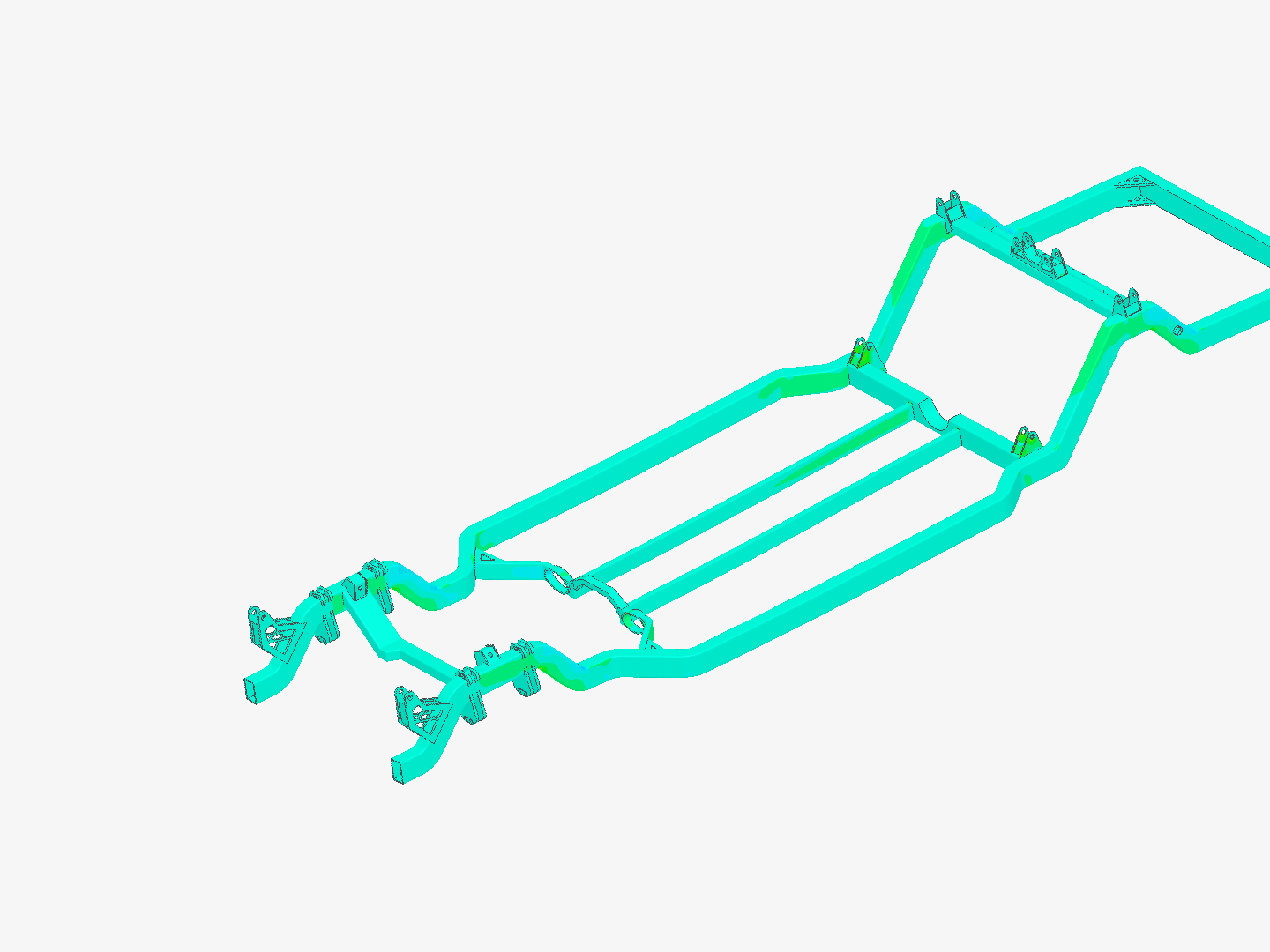 Vehicle chassis structural analysis by cmanrique_mend | S...