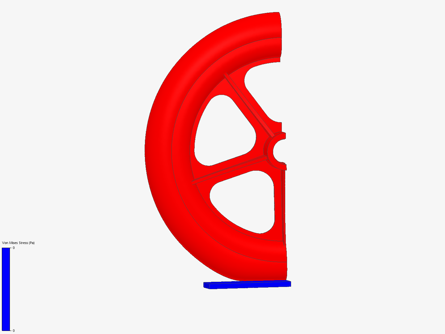 Tutorial: Nonlinear Analysis of a Wheel by cpatalinghug | SimScale