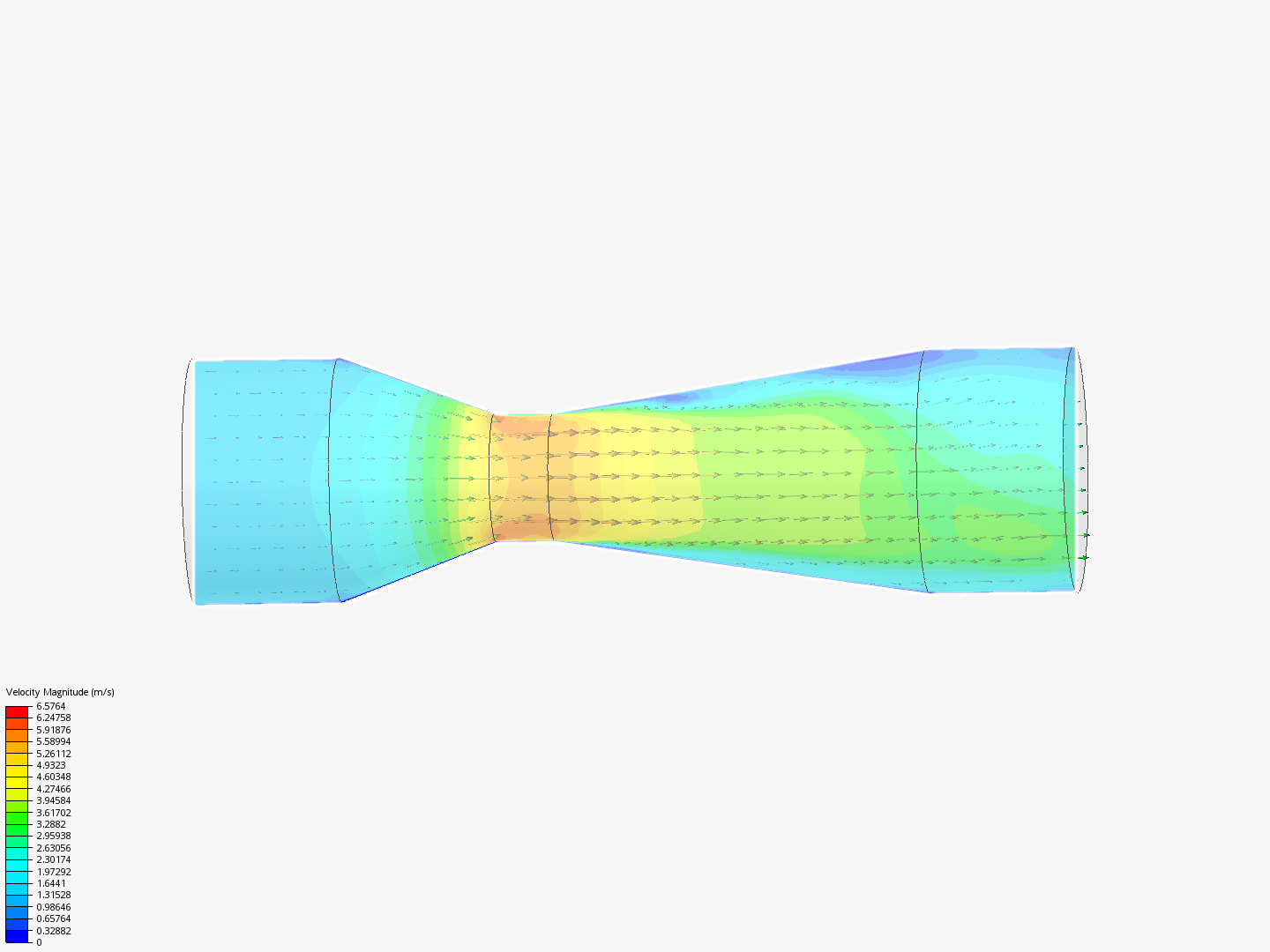 Venturi Meter (MatE 107) - Copy by csolomons | SimScale